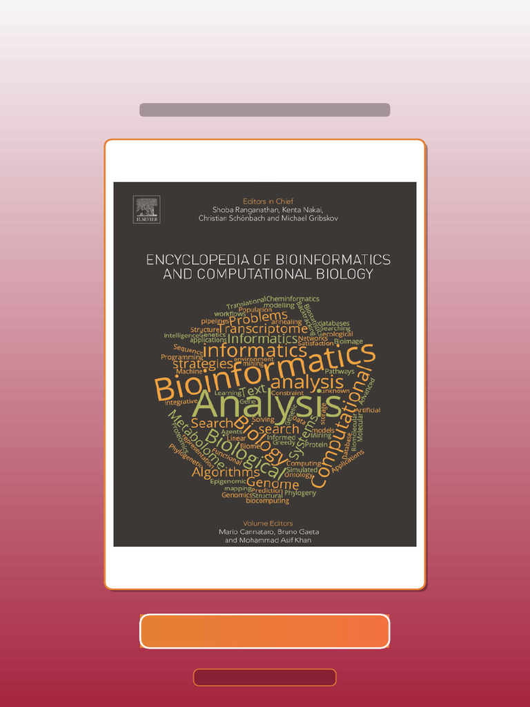 Encyclopedia of Bioinformatics and Computational Biology ABC of ...