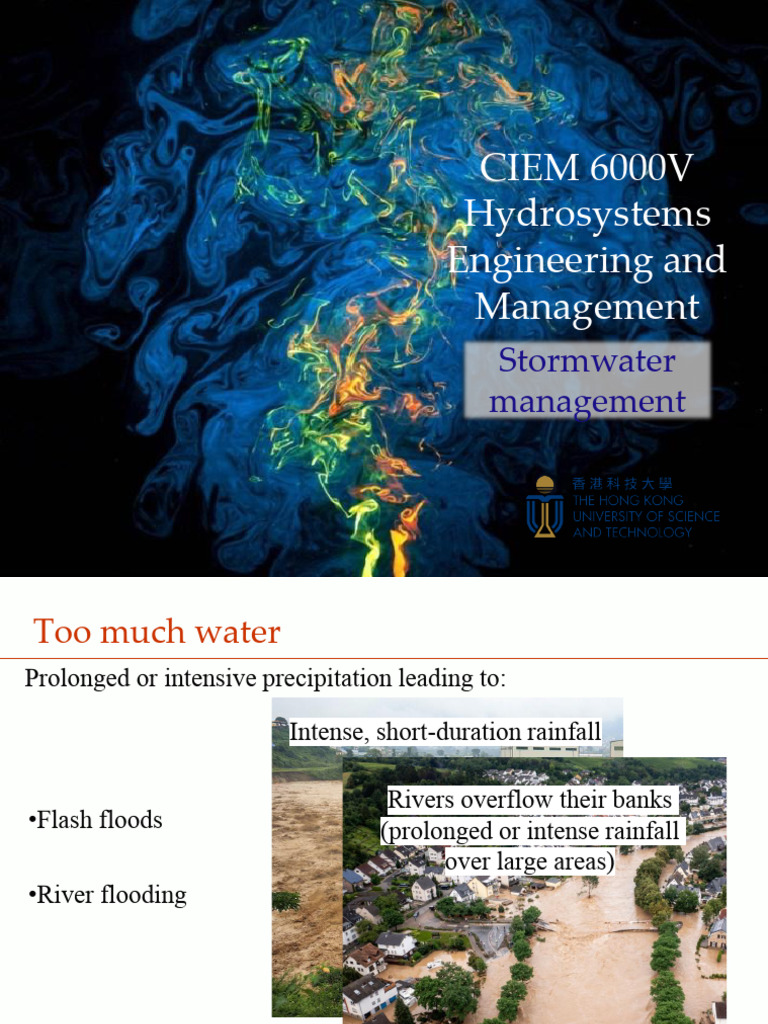 Lecture 3_Stormwater management | PDF | Flood | Surface Runoff