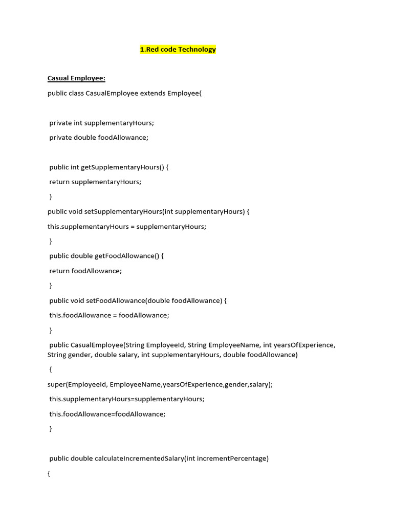 Employee Salary Calculation System | PDF | Boolean Data Type | Computer ...