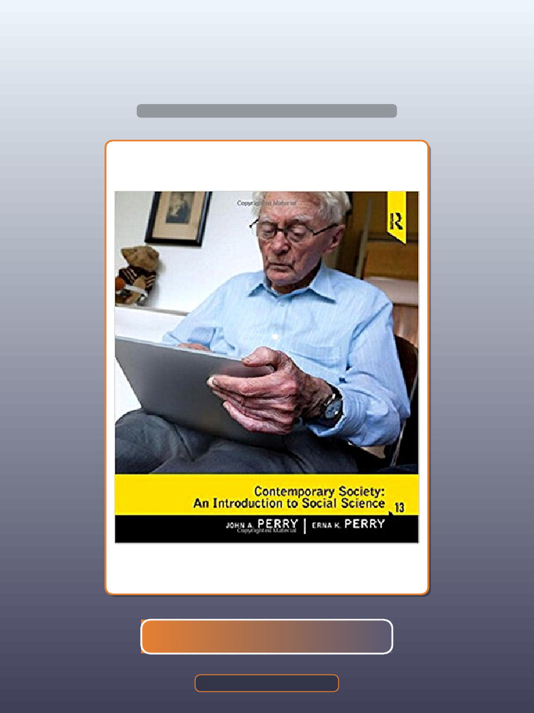 Test Bank of Contemporary Society an Introduction to Social Science ...