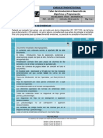 Checklist Carpeta y Proyecto Final