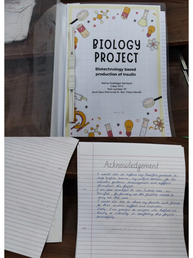 Sample Project - Biology | PDF