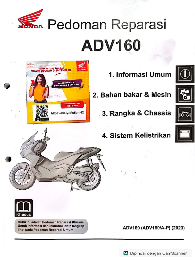 Workshop Manual ADV 160 | PDF
