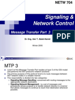 Signaling & Network Control: Message Transfer Part 3