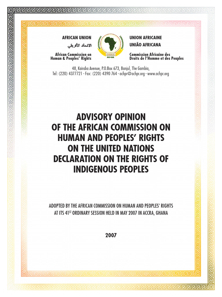 Un Advisory Opinion Id Peng | PDF | Indigenous Peoples | Self Determination