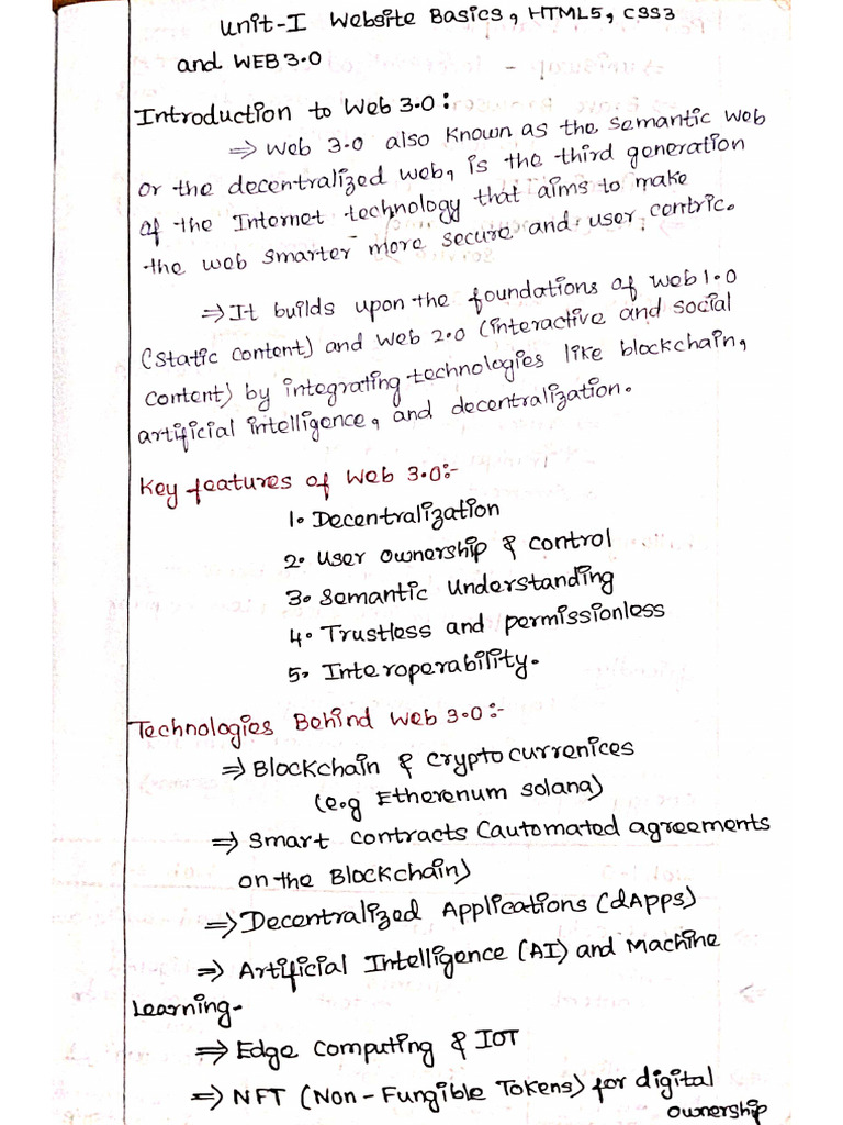 WE Unit 1 Notes | PDF