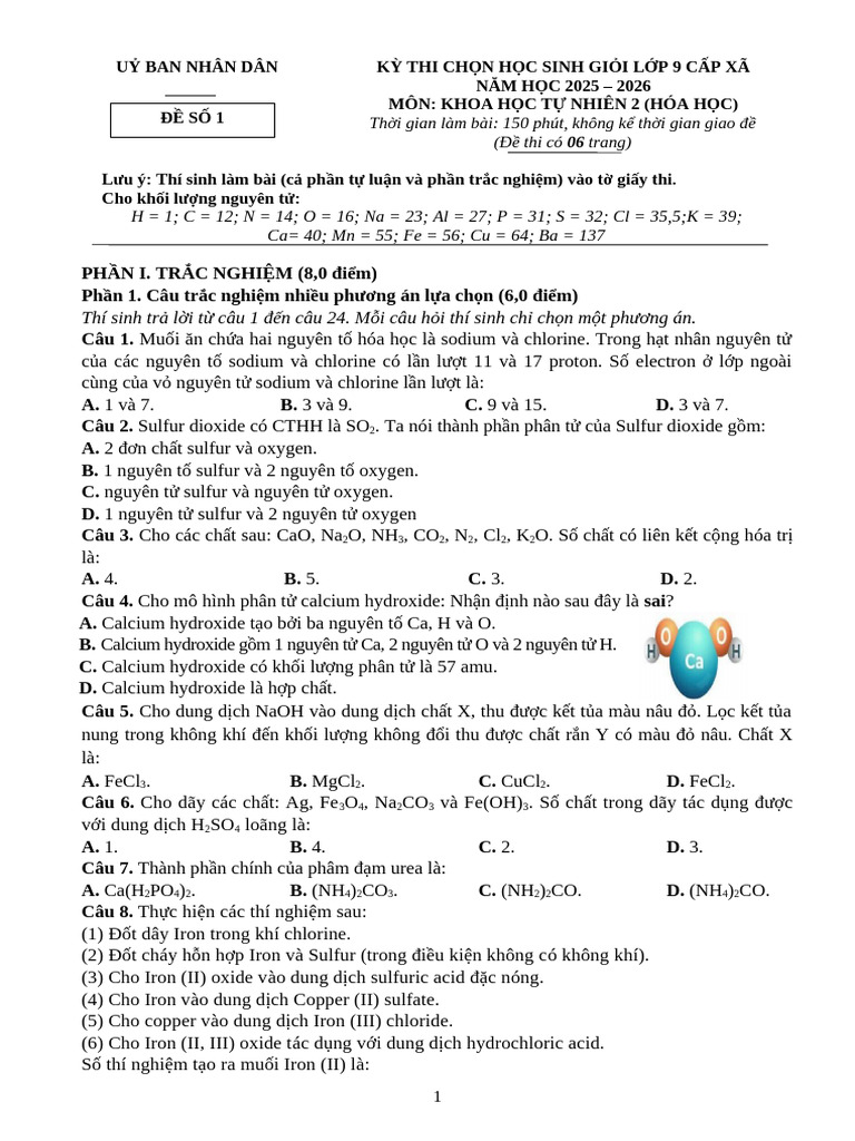 ĐỀ 8 - TN TỔNG HỢP | PDF