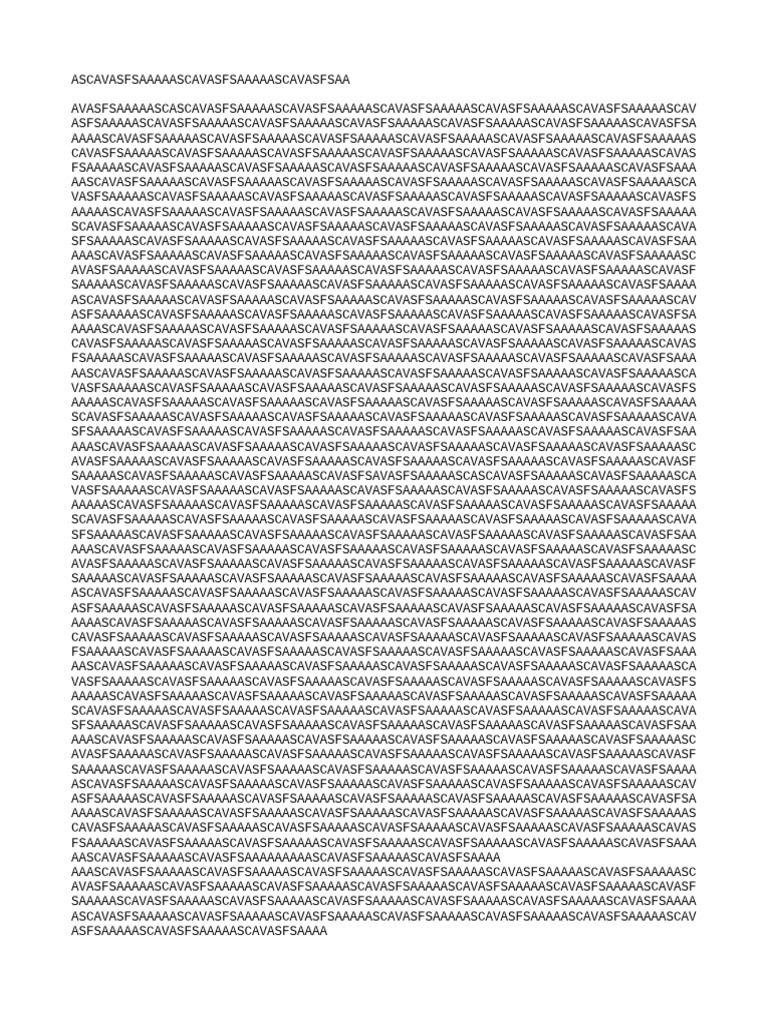Repeated Sequence Analysis | PDF