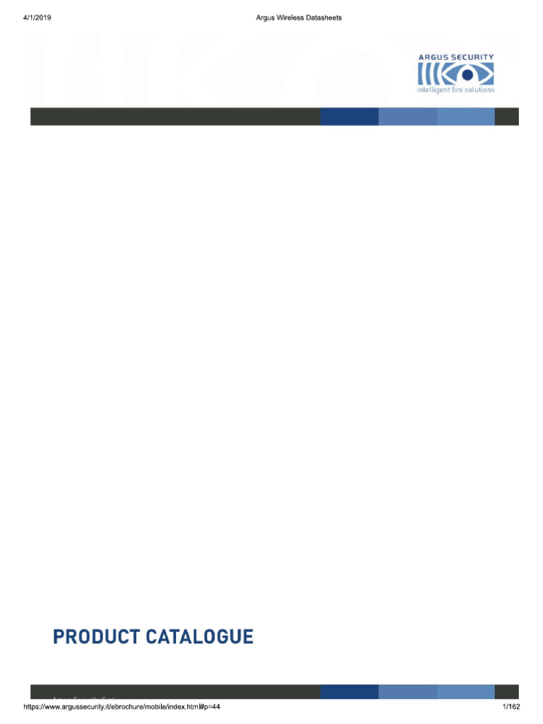Argus Wireless Datasheets | PDF