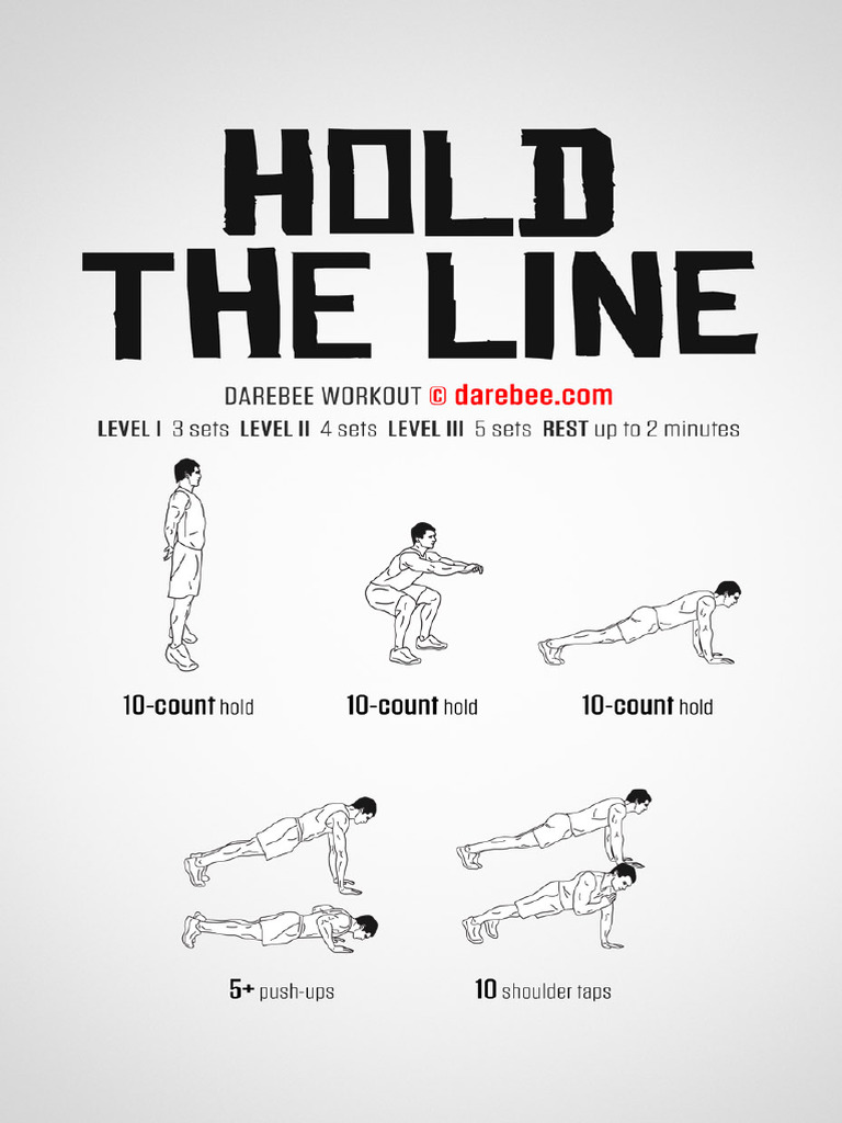 Hold The Line Workout | PDF