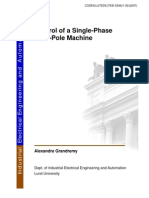 Control of A Single-Phase Claw-Pole Machine: Alexandre Grandremy