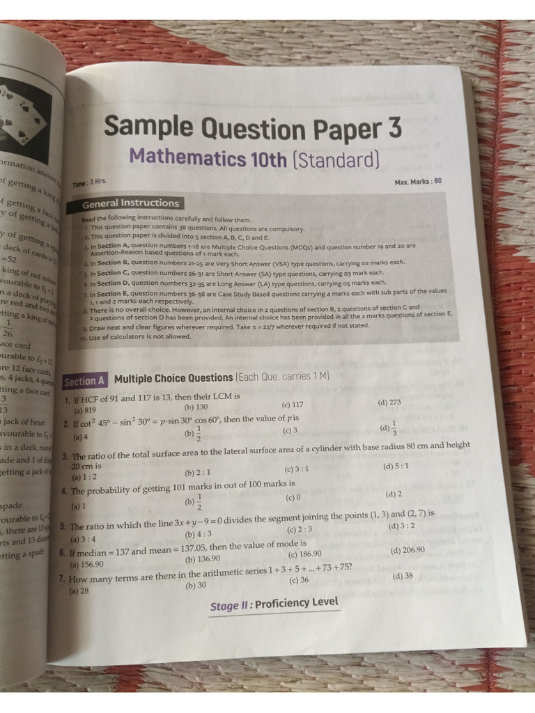 Sample Paper 3 | PDF