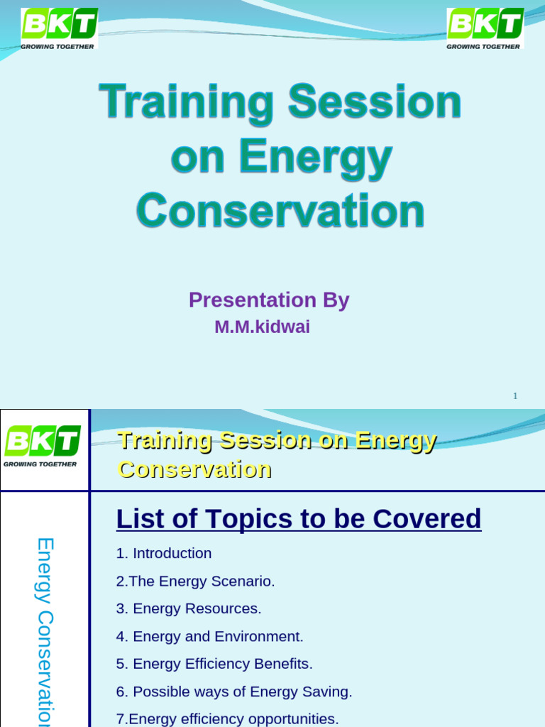 Energy Conservation Techniques Overview | PDF | Boiler | Energy ...