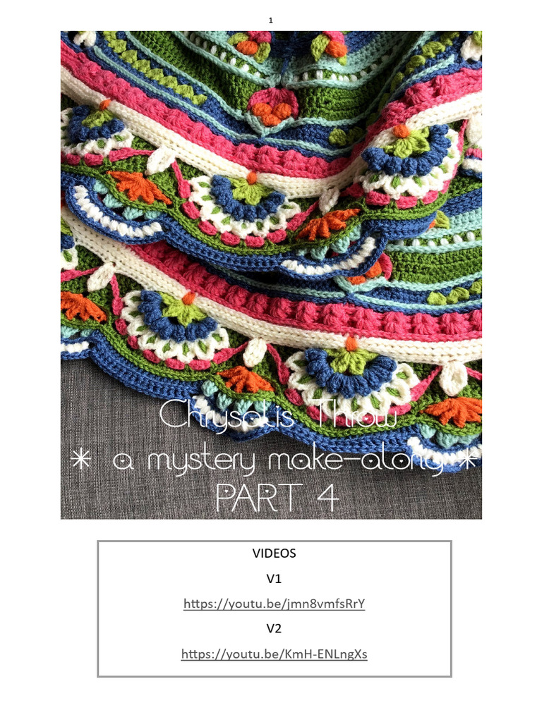 Crochet Pattern: Circular Throw Guide | PDF