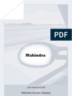 Mahindra Scorpio Getaway brochure highlights powerful features