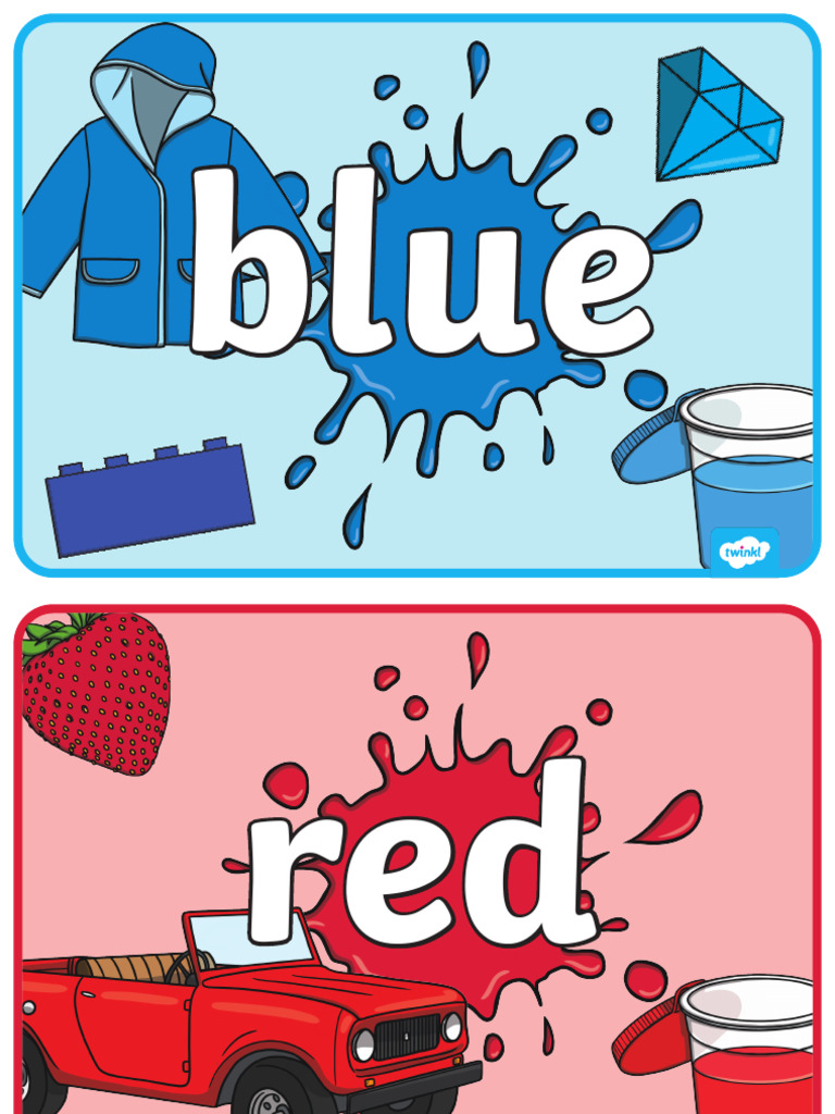 T T 28207 Colours Splats and Items Display Posters Ver 1 | PDF