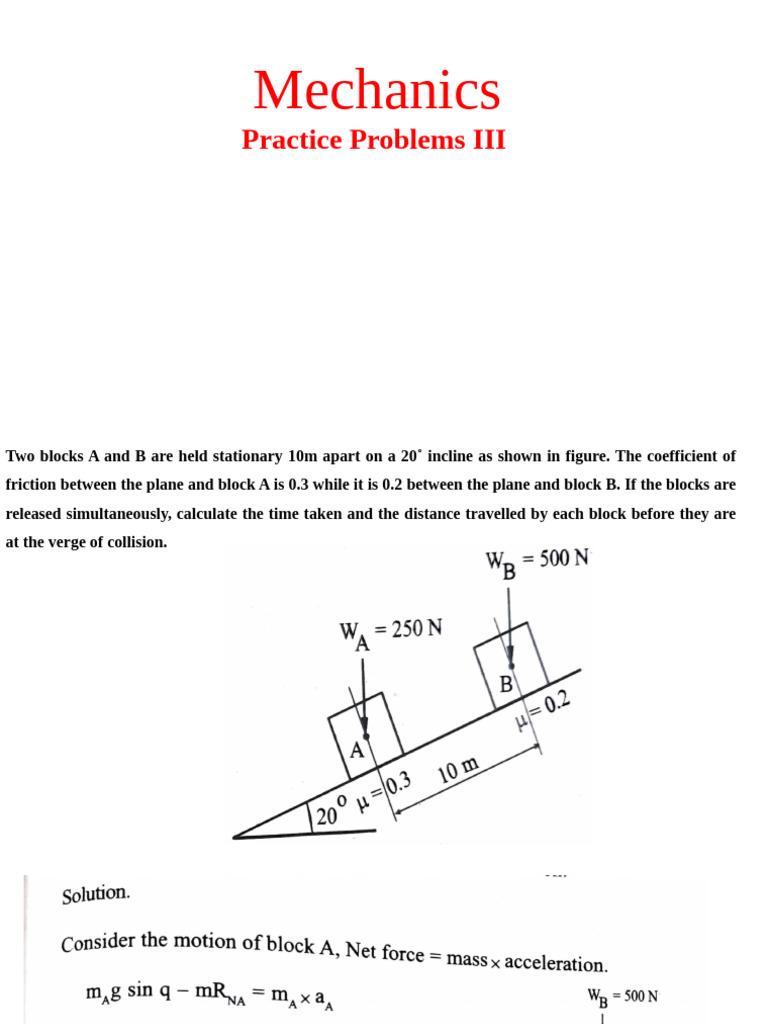 Class 30 (Practice Problems III) | PDF