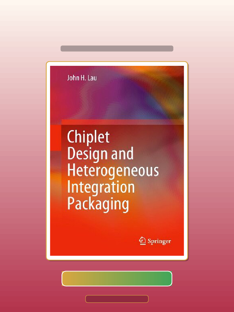Chiplet Design and Heterogeneos Integration Packaging 2023rd Edition HQ ...