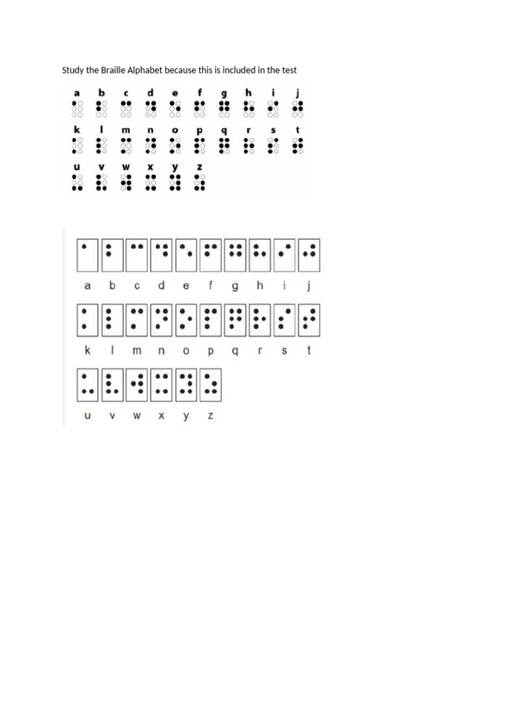 Braille | PDF