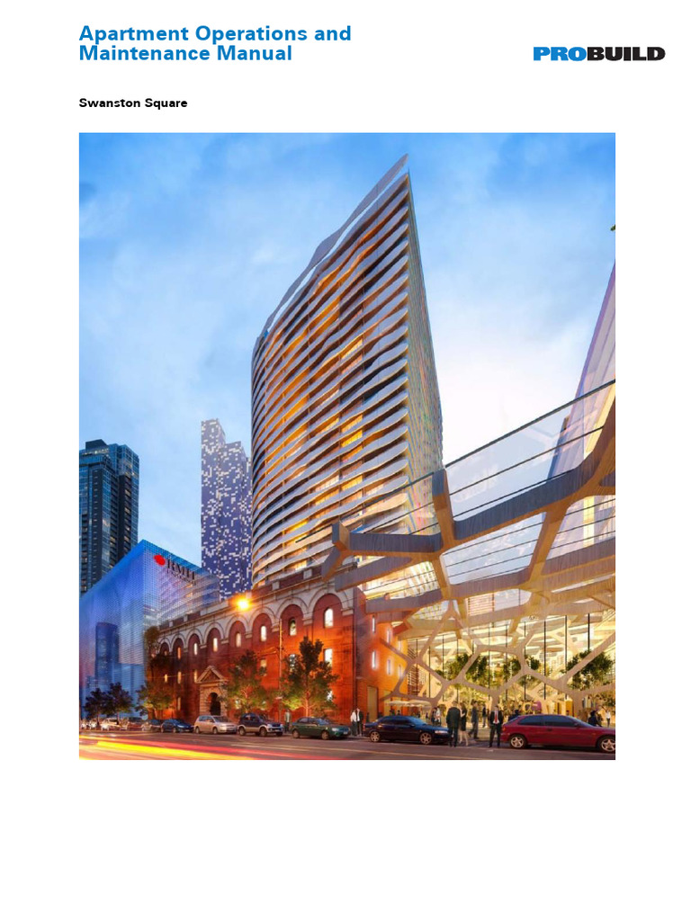 Image showcasing Swanston Square - Apartment Operations Maintenance Manual - Final | PDF ...