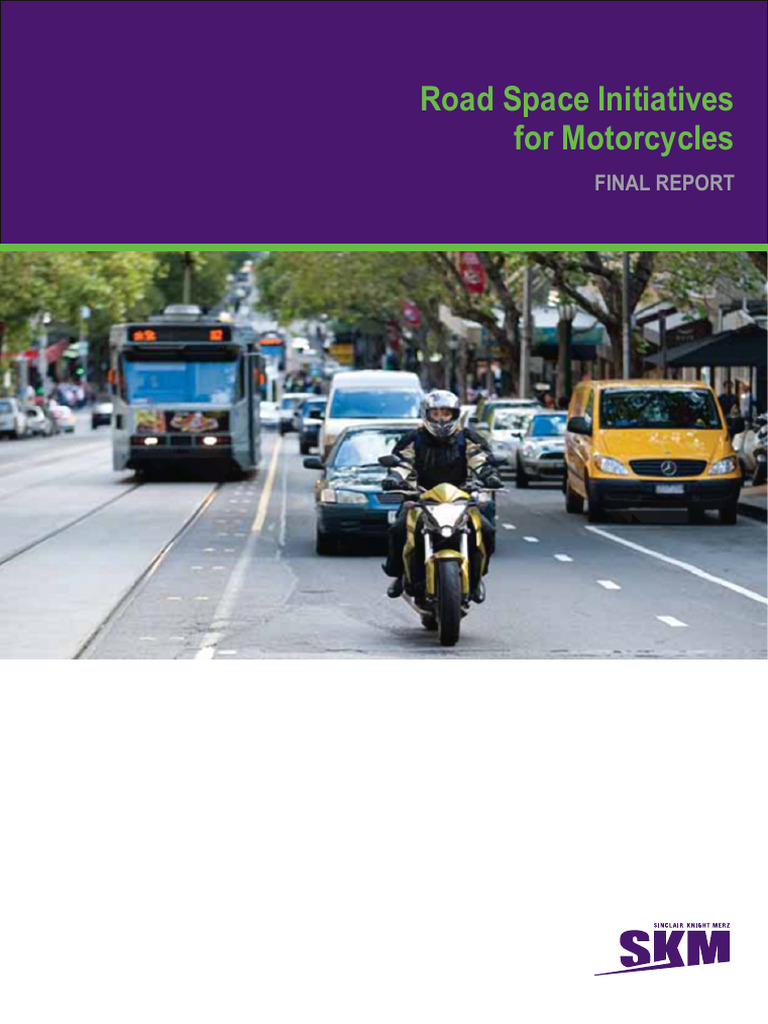 Motorcycle Road Space Management Report | PDF | Traffic | Cycling ...
