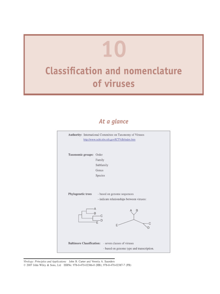 2 Classification and Nomenclature of Viruses | PDF
