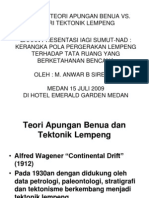 Teori Apungan Benua vs Tektonik