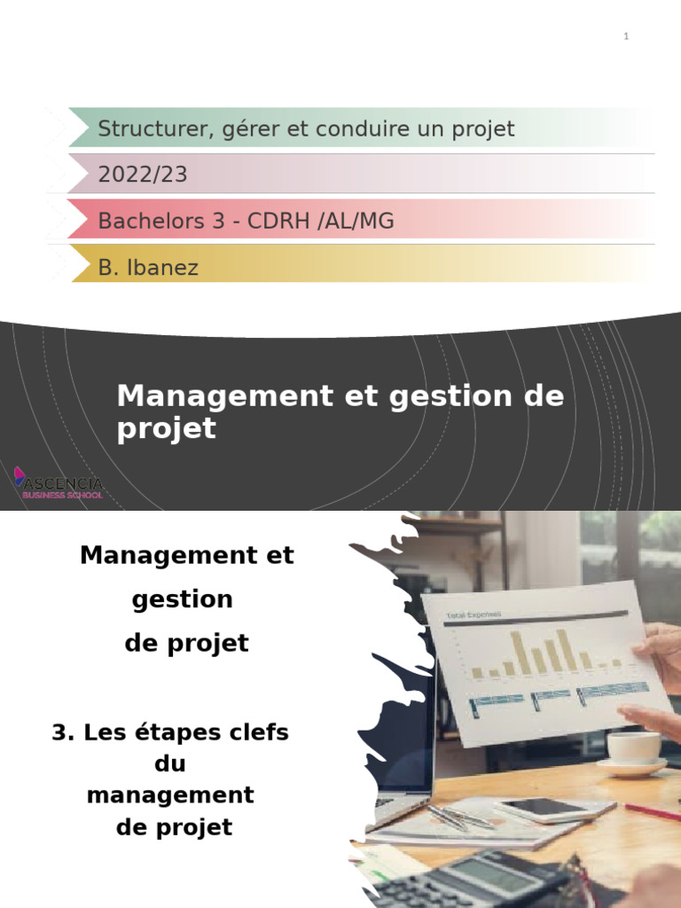 Étapes clés du management de projet | PDF | Gestion de projet | Risque