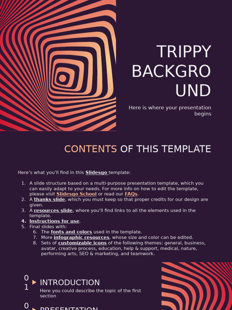 Trippy Background by Slidesgo | PDF | Planets | Planets In Astrology