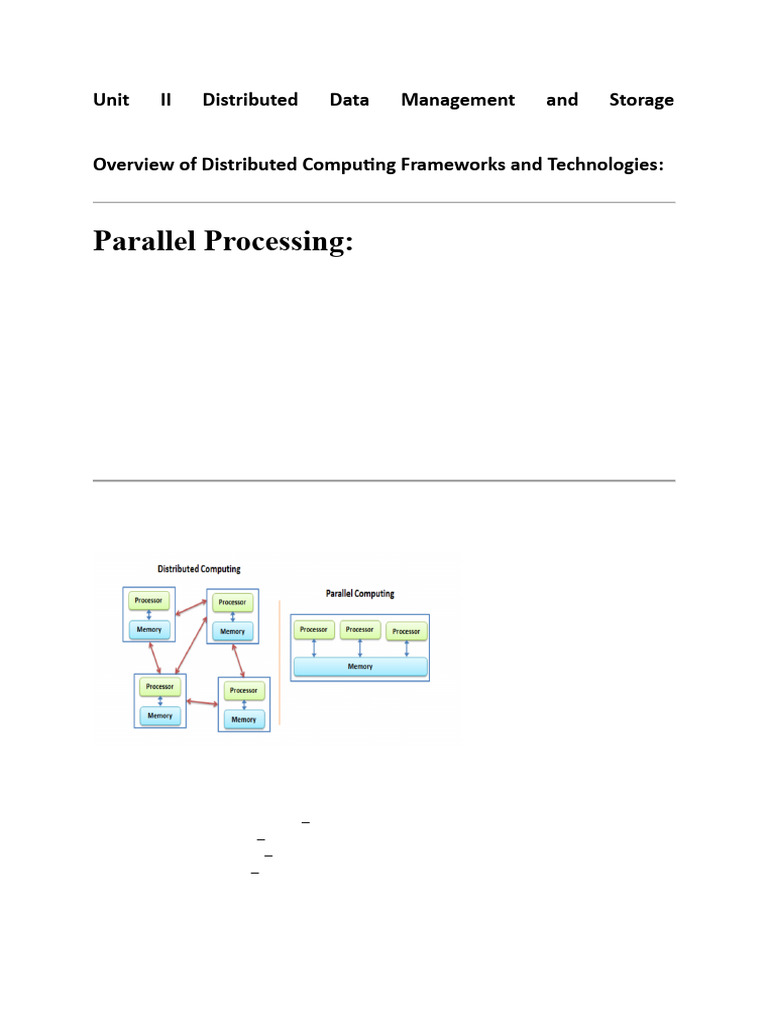 Overview of Parallel Processing Techniques | PDF | Parallel Computing ...