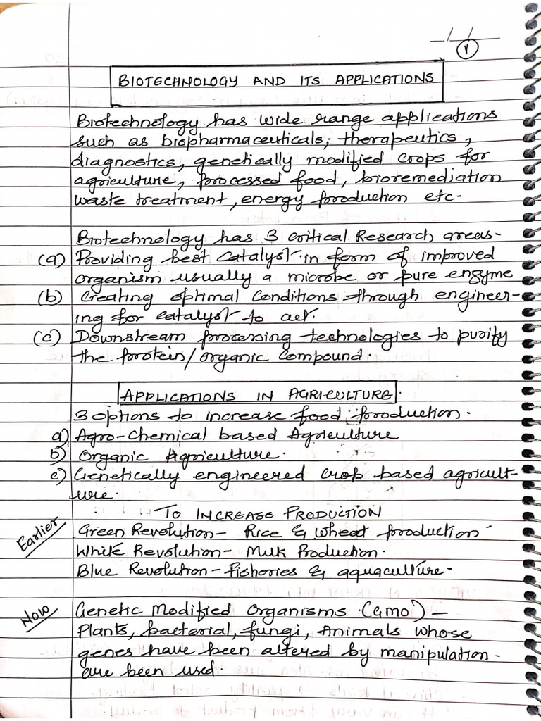 Biotechnology and Its Applications | PDF
