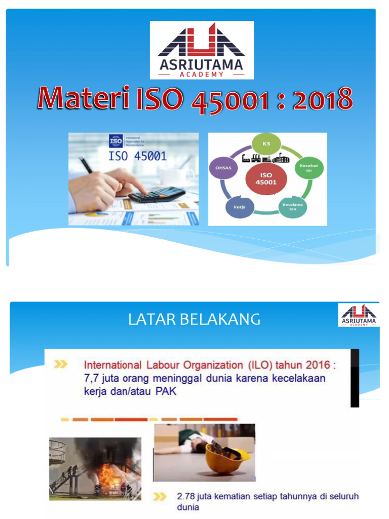 Materi Belajar ISO 45001 | PDF