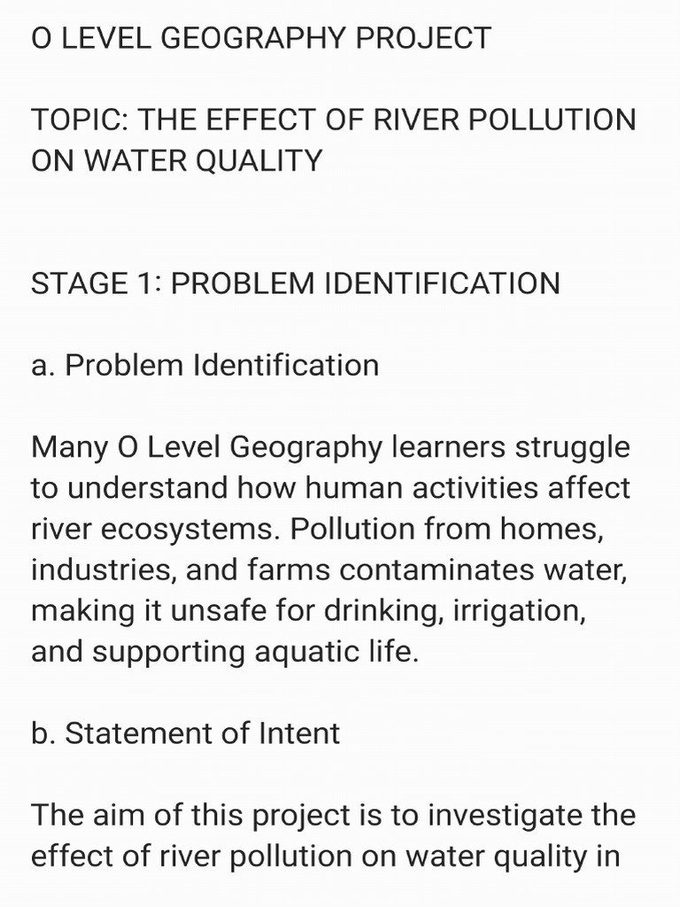 Geography Project | PDF