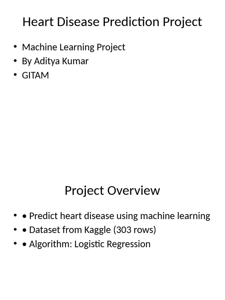 Heart Disease Prediction with ML | PDF
