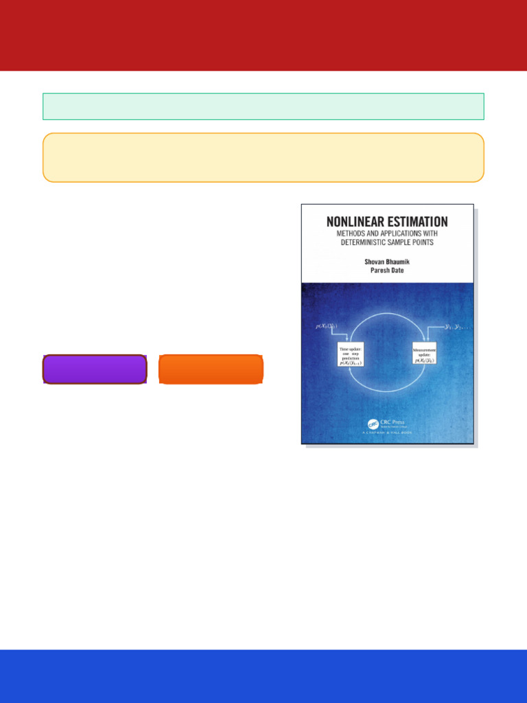 Nonlinear Estimation Methods and Applications With Deterministic Sample ...
