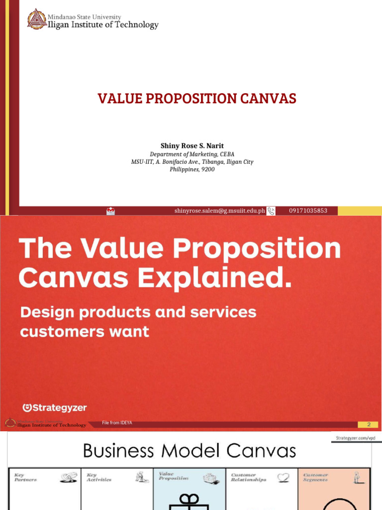 Value Proposition Canvas Guide | PDF