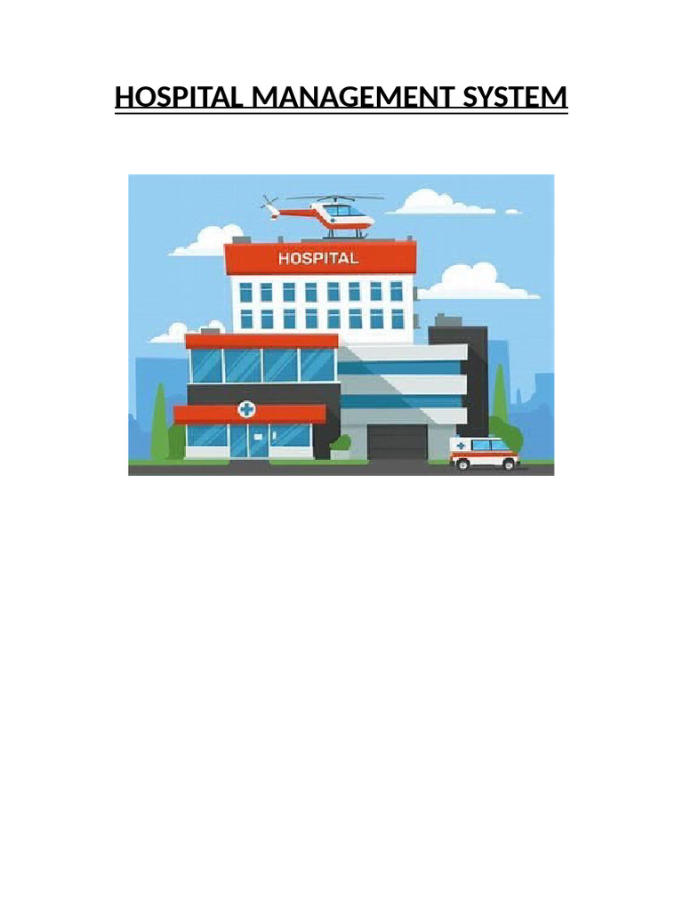 Hospital Management System | PDF | My Sql | Python (Programming Language)