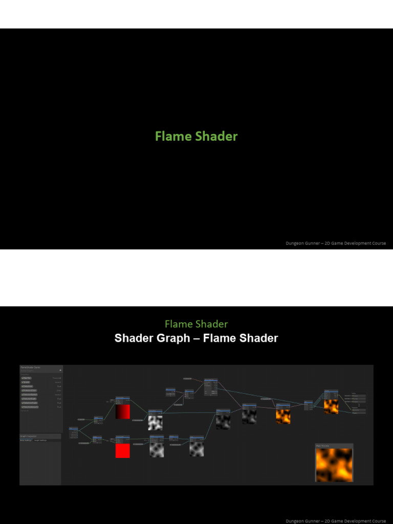 Flame Shader Techniques in 2D Games | PDF | Shader | Texture Mapping
