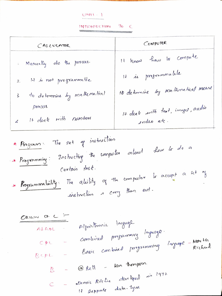 UNIT 1 PART 1 | PDF