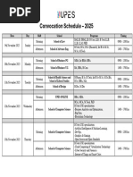 UM Convocation Schedule 2025 | PDF | Bachelor's Degree | Master's Degree