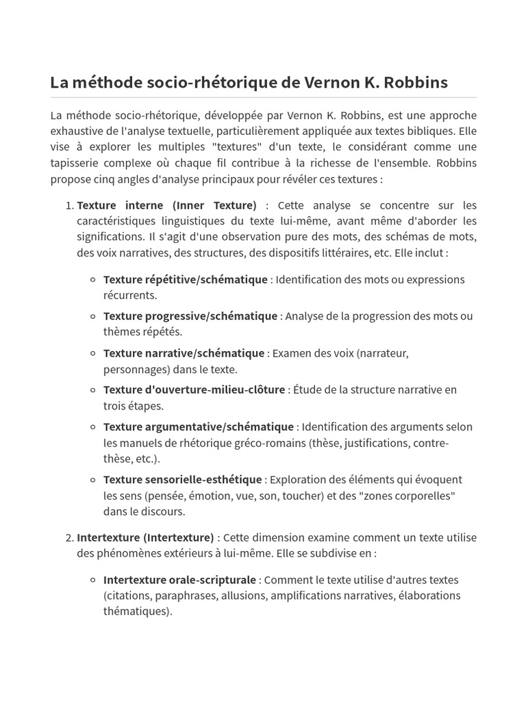 Method Robin | PDF | Rhétorique | Idéologies