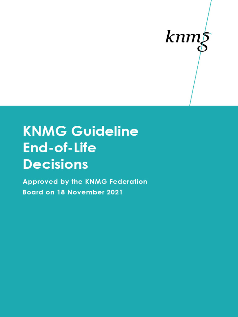 KNMG Guideline End-Of-Life Decisions | PDF | End Of Life Care ...