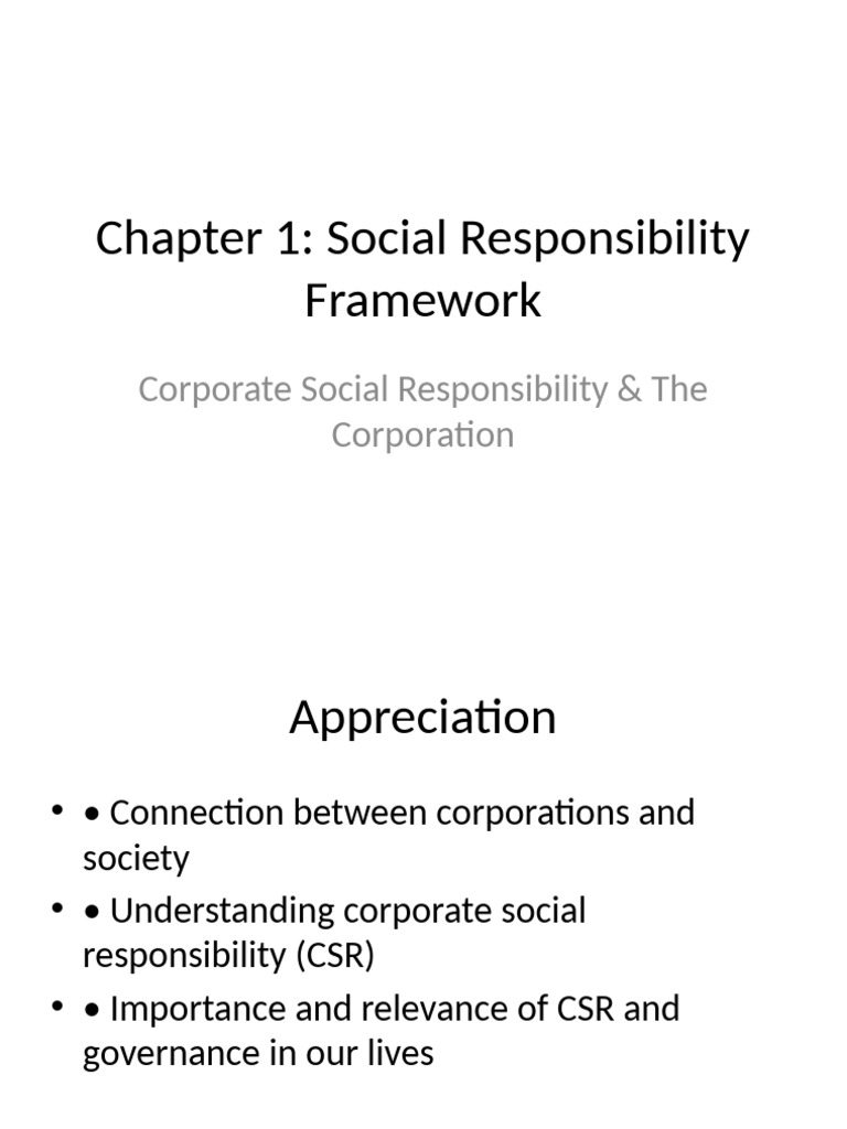 Understanding Corporate Social Responsibility | PDF