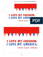 Patriotic Prints-Red