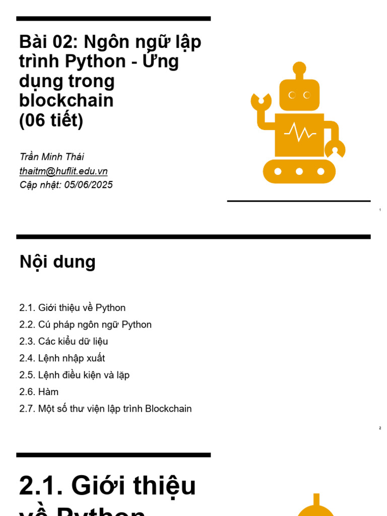 Bai 02 - Ngon Ngu Lap Trinh Python - Ung Dung Trong Blockchain 20250605 ...