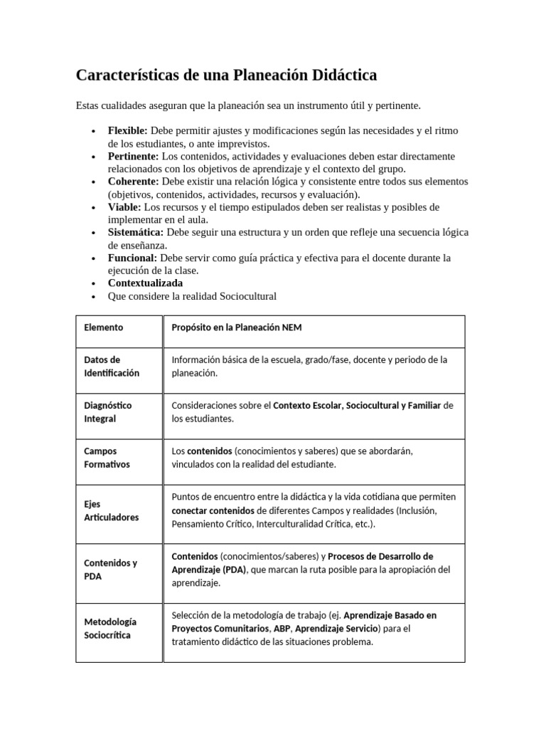 Claves para una Planeación Didáctica Efectiva | PDF | Evaluación ...
