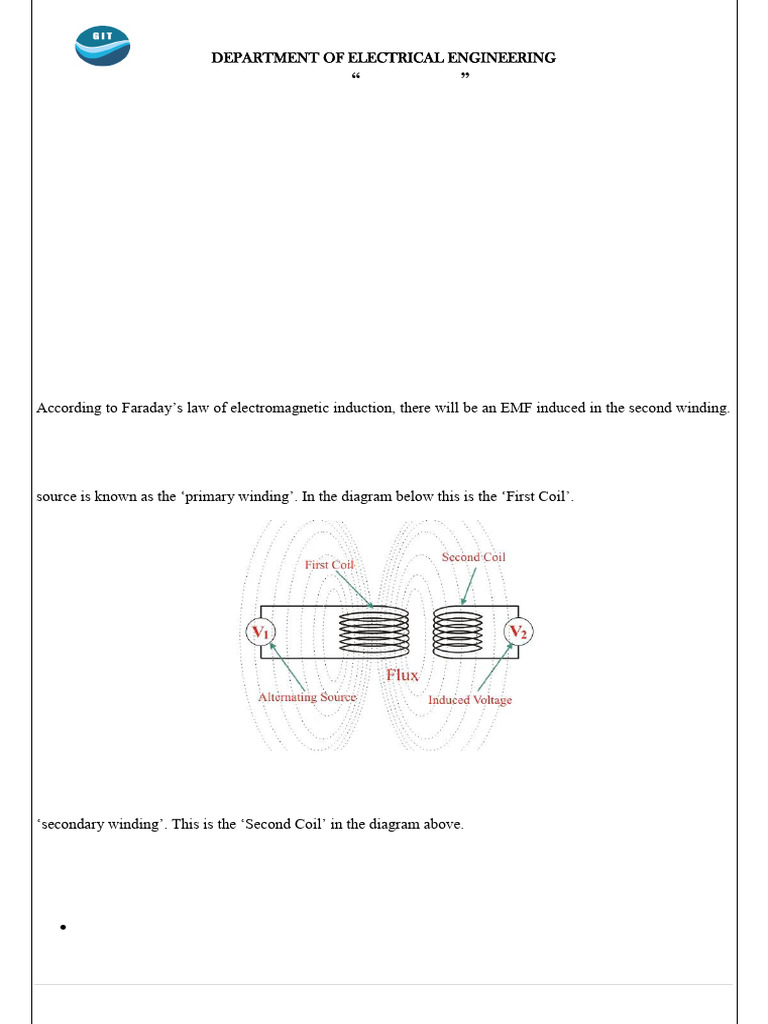 Bee Unit III Transformer | PDF | Transformer | Electromagnetic Induction