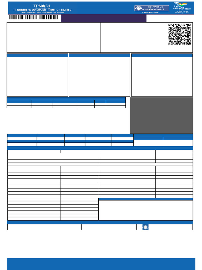 Electricity Bill Details for Consumer | PDF | Payments