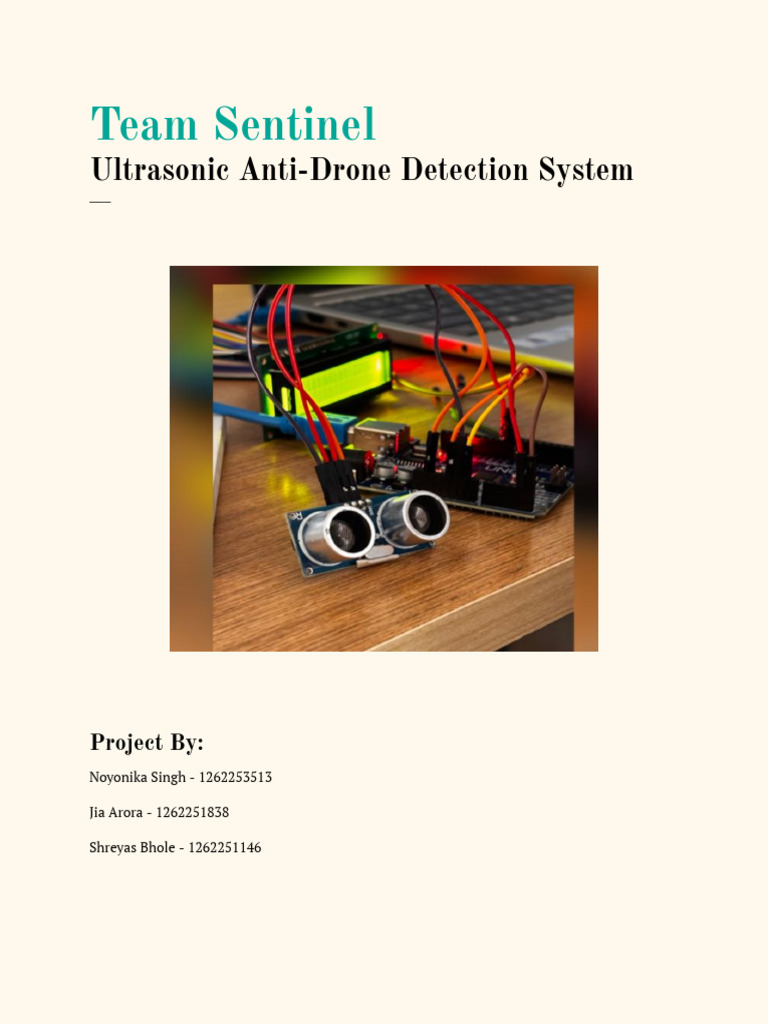 Ultrasonic Anti-Drone Radar System | PDF | Unmanned Aerial Vehicle ...