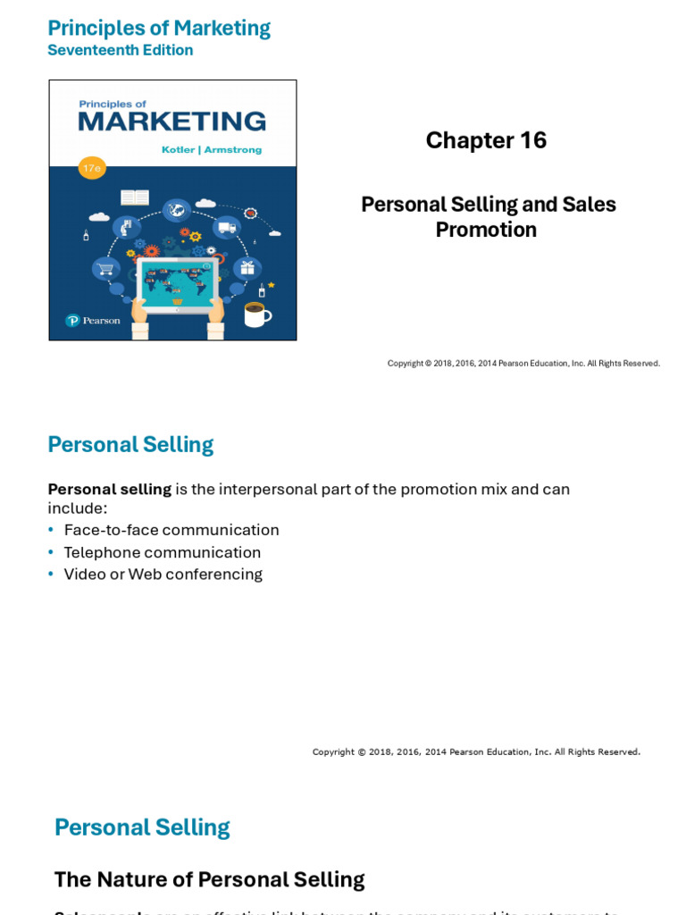 Personal Selling and Sales Promotion Guide | PDF | Sales | Economies